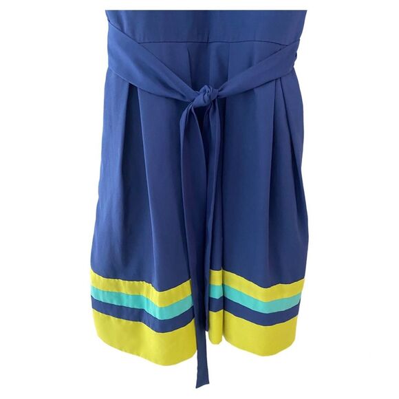 Guess Los Angeles, Navy Multi Mesh Dress Size 6 Party CocktaiL Mini - Picture 8 of 14